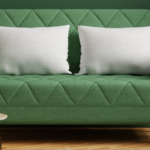 Canapea verde 2 locuri